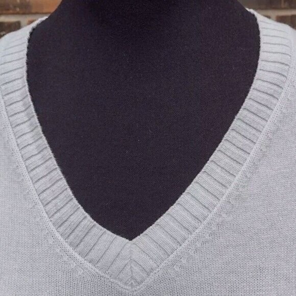 MaxMara Leisure Mohair Wool Blend V-Neck Sweater Blue Women’s Small Italy NWT - Picture 7 of 10